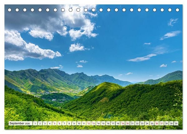 Produktbild: Landschaften an der Amalfi K&uuml;ste (Tischkalender 2026 DIN A5 quer), CALVENDO Monatskalender