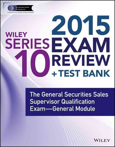 Produktbild: Wiley Series 10 Exam Review 2015 + Test Bank