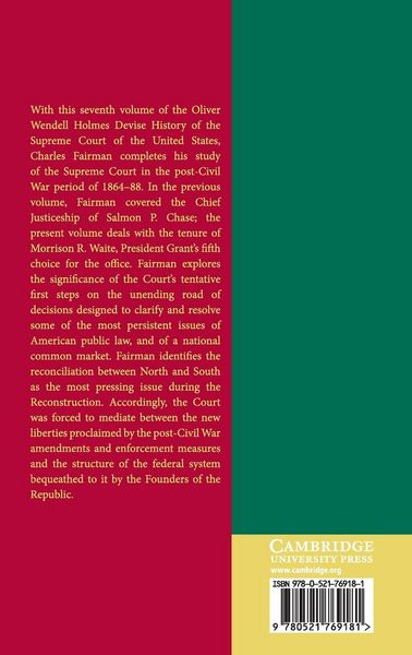 Produktbild: History of the Supreme Court of the United States