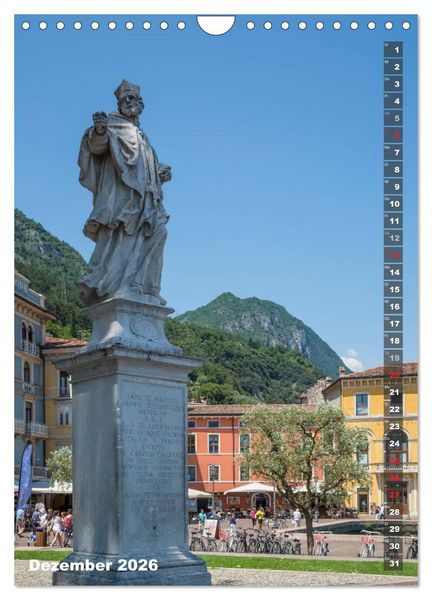 Produktbild: IDYLLISCHER GARDASEE Riva del Garda und Torbole (Wandkalender 2026 DIN A4 hoch), CALVENDO Monatskalender