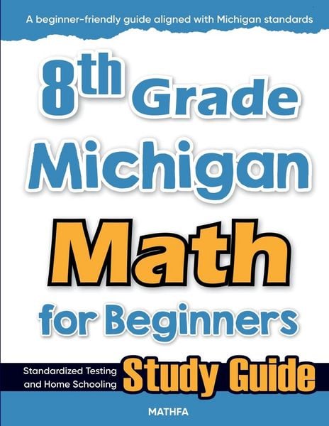 Produktbild: 8th Grade Michigan Math for Beginners