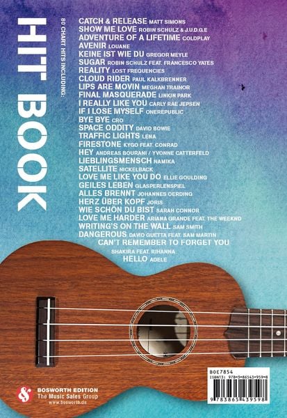 Produktbild: Hitbook - 80 Charthits f&uuml;r Ukulele