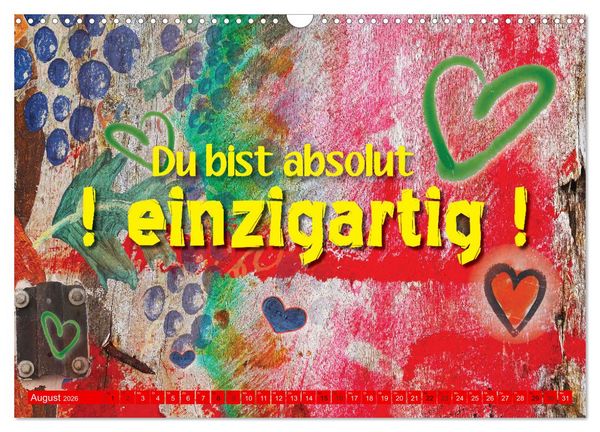 Produktbild: So sch&ouml;n, dass es dich gibt (Wandkalender 2026 DIN A3 quer), CALVENDO Monatskalender