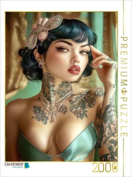 Produktbild: CALVENDO Puzzle Sexy pin-up Girls | 2000 Teile Lege-Gr&ouml;&szlig;e 90x67cm Foto-Puzzle f&uuml;r gl&uuml;ckliche Stunden