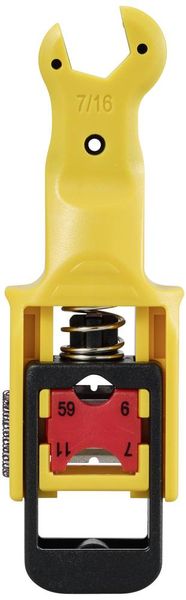 Produktbild: TRU COMPONENTS TC-11992200 Abisolierer f&uuml;r RG 59/6/7/11 Koaxkabel Abisolierl&auml;nge: 6.35 mm 1 St.