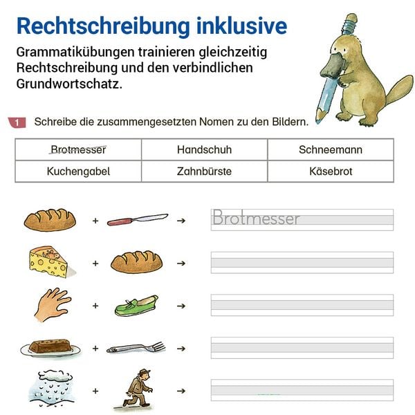 Produktbild: Grammatik mit Rico Schnabel, Klasse 2