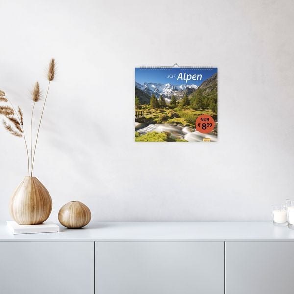 Produktbild: times&more Alpen Bildkalender 2027