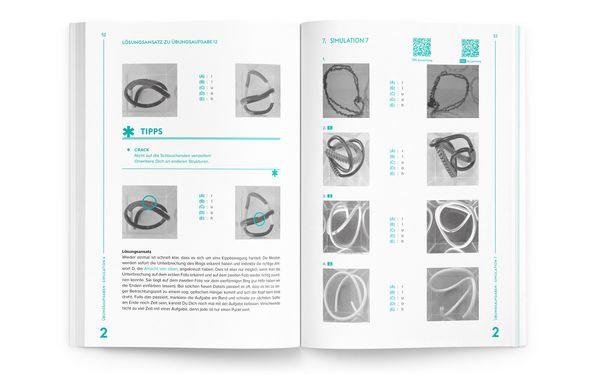 Produktbild: MedGurus - TMS &Uuml;bungsbuch Schlauchfiguren
