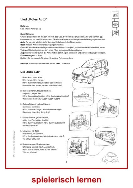 Produktbild: Kita aktiv U3 Fahrzeuge
