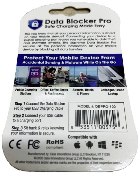 Produktbild: Supreme USB 2.0 Adapter USB Data Blocker Pro