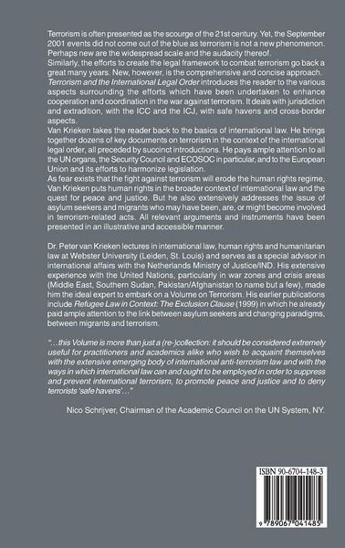 Produktbild: Terrorism and the International Legal Order:With Special Reference to the UN, the EU and Cross-Border Aspects