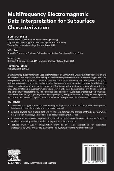 Produktbild: Multifrequency Electromagnetic Data Interpretation for Subsurface Characterization