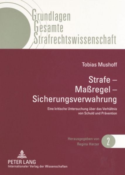 Produktbild: Strafe &ndash; Ma&szlig;regel &ndash; Sicherungsverwahrung