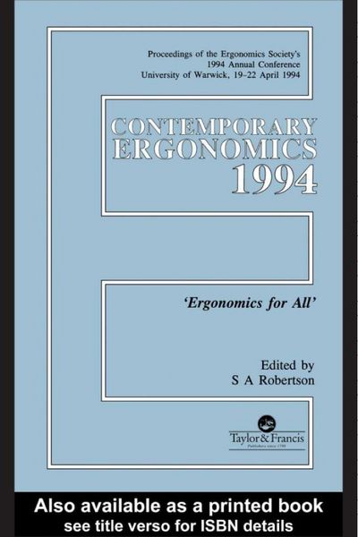 Produktbild: Contemporary Ergonomics