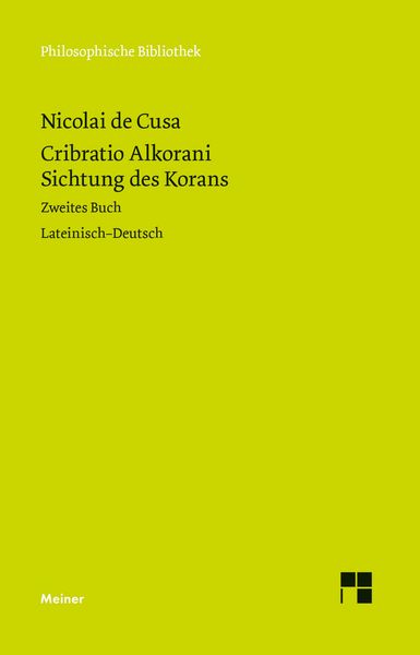 Produktbild: Cribratio Alkorani. Sichtung des Korans. Zweites Buch