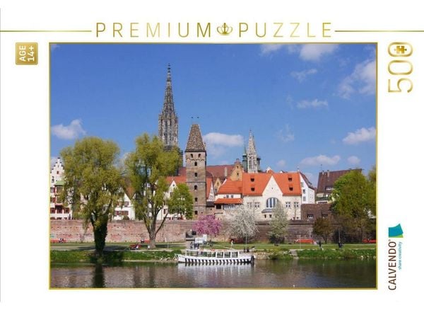 CALVENDO Puzzle Ulm an der Donau | 500 Teile Lege-Größe 48 × 36 cm Foto-Puzzle für Erwachsene