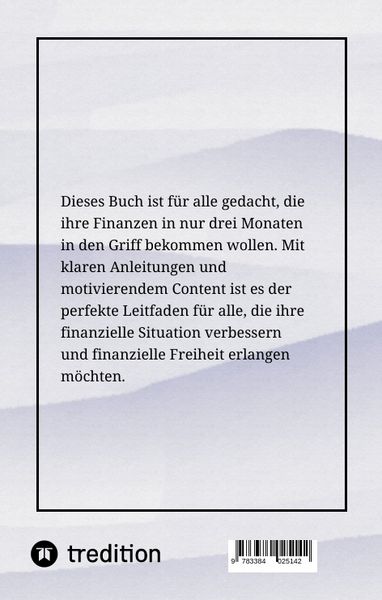 Produktbild: Wie du in 3 Monaten deine Finanzen in den Griff bekommst