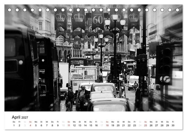 Produktbild: London (Tischkalender 2027 DIN A5 quer), CALVENDO Monatskalender