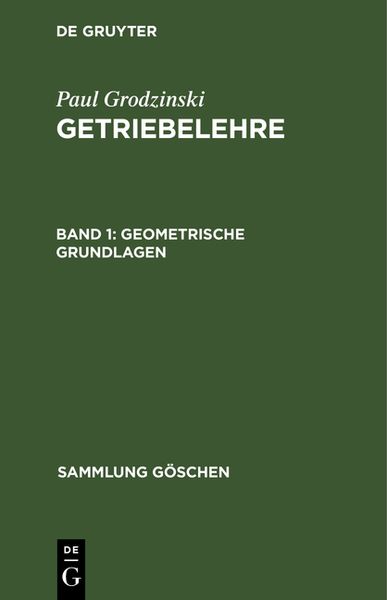 Produktbild: Geometrische Grundlagen