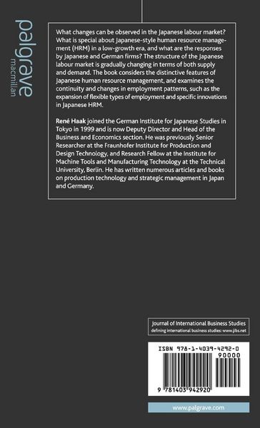 Produktbild: The Changing Structure of Labour in Japan
