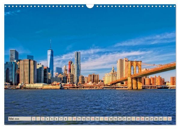 Produktbild: Die 12 meistbesuchten St&auml;dte der Welt (Wandkalender 2026 DIN A3 quer), CALVENDO Monatskalender