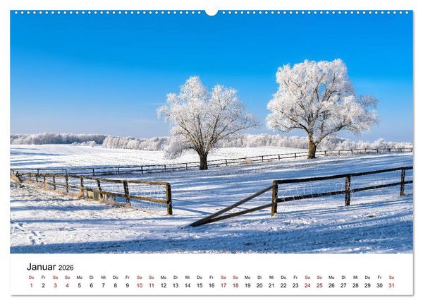 Produktbild: Masuren 2026 - Land der 1000 Seen (hochwertiger Premium Wandkalender 2026 DIN A2 quer), Kunstdruck in Hochglanz