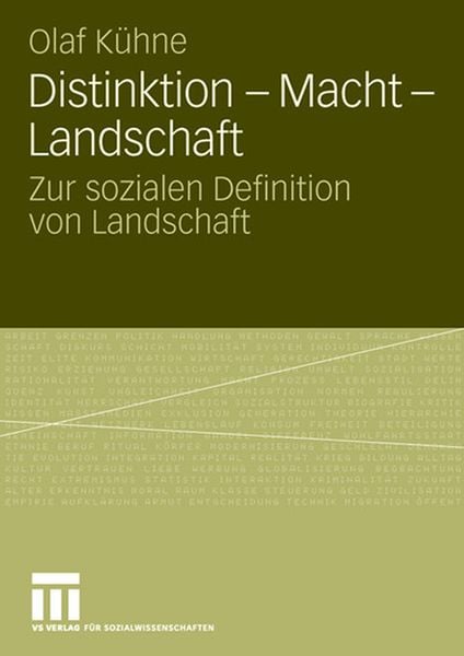 Produktbild: Distinktion - Macht - Landschaft