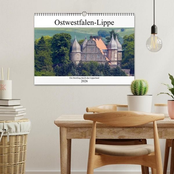 Produktbild: Ostwestfalen-Lippe Ein Streifzug durch das Lipperland (Wandkalender 2026 DIN A3 quer), CALVENDO Monatskalender
