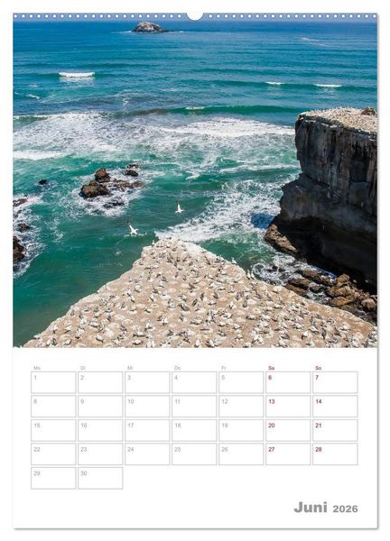 Produktbild: Kalenderplaner g'day Neuseeland 2026 (hochwertiger Premium Wandkalender 2026 DIN A2 hoch), Kunstdruck in Hochglanz