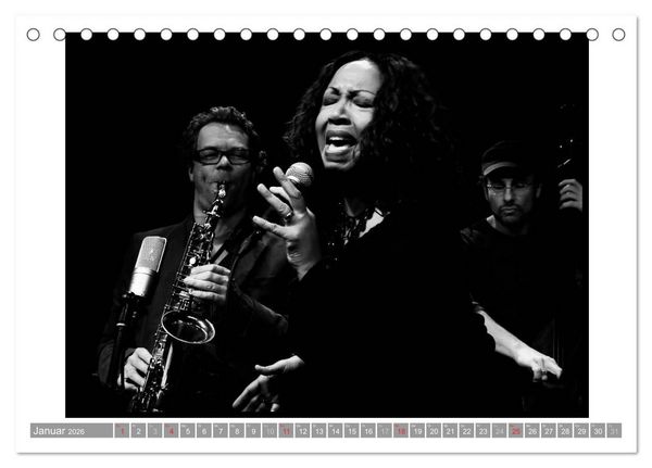 Produktbild: Jazz Ladies in der alten Schmiede (Tischkalender 2026 DIN A5 quer), CALVENDO Monatskalender