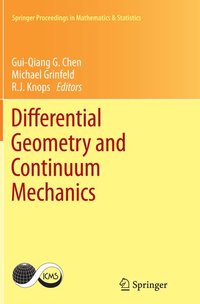 Produktbild: Differential Geometry and Continuum Mechanics