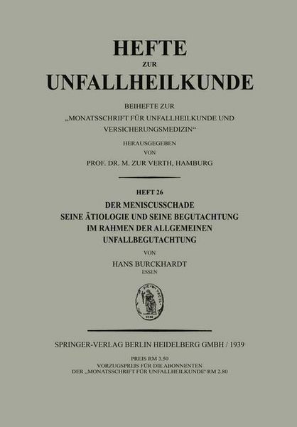Produktbild: Der Meniscusschade