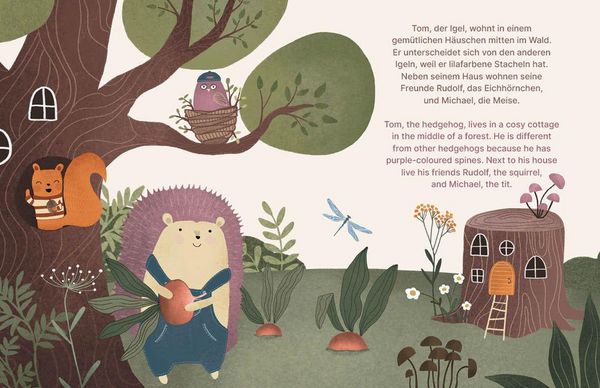 Produktbild: Der Igel, der das Wetter malte - The Hedgehog, Who Painted the Weather