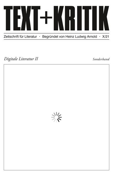Produktbild: TEXT + KRITIK Sonderband - Digitale Literatur II