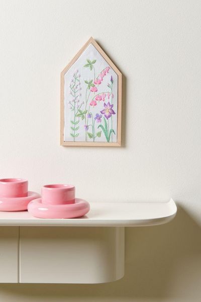 Produktbild: Stickpackung Vorgezeichnet, Fr&uuml;hlingswiese // Haus M, 12,5 x 22,5 cm