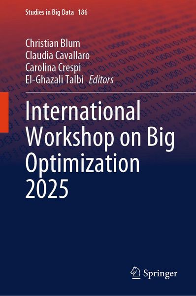 Produktbild: International Workshop on Big Optimization 2025