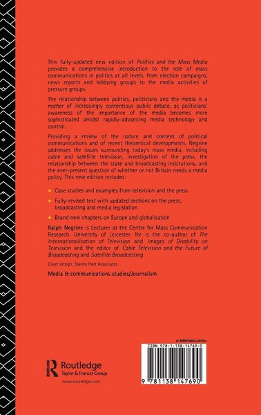 Produktbild: Politics and the Mass Media in Britain