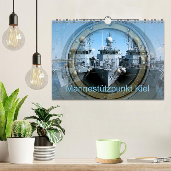 Produktbild: Marinest&uuml;tzpunkt Kiel (Wandkalender 2026 DIN A4 quer), CALVENDO Monatskalender