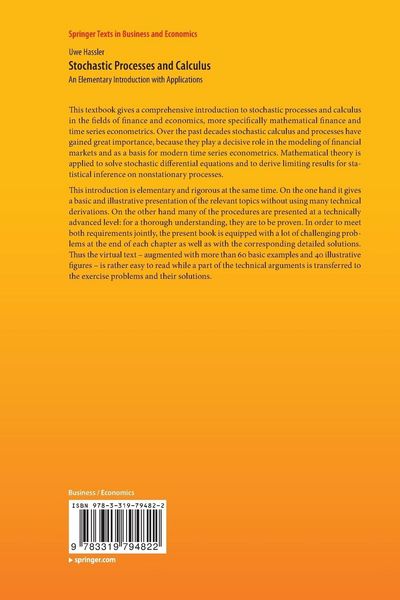 Produktbild: Stochastic Processes and Calculus