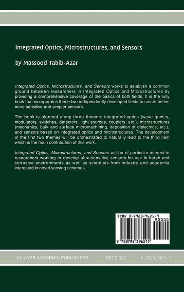 Produktbild: Integrated Optics, Microstructures, and Sensors