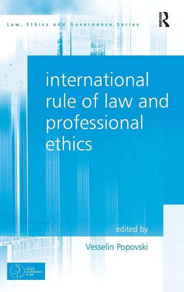 Produktbild: International Rule of Law and Professional Ethics