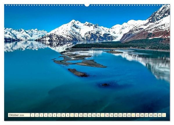 Produktbild: B&uuml;hne frei f&uuml;r - Alaska (hochwertiger Premium Wandkalender 2026 DIN A2 quer), Kunstdruck in Hochglanz