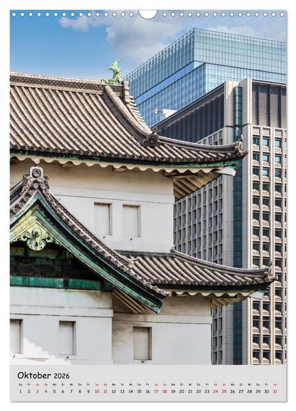 Produktbild: Tokio - Facetten einer Weltstadt (Wandkalender 2026 DIN A3 hoch), CALVENDO Monatskalender