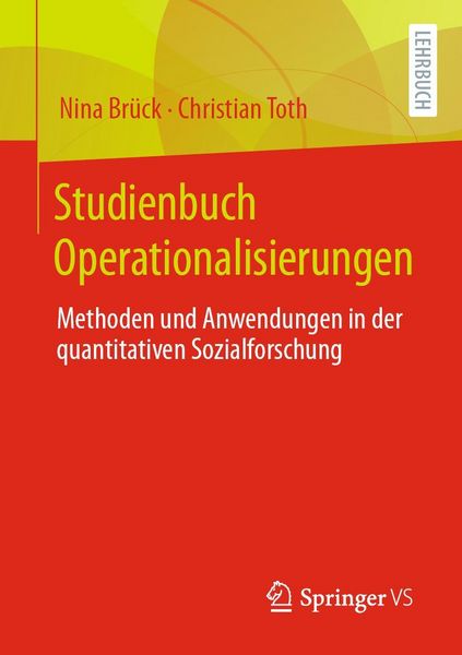 Produktbild: Studienbuch Operationalisierungen