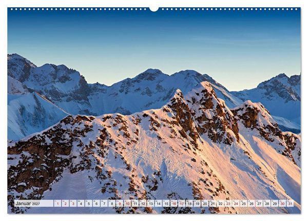 Produktbild: Allg&auml;uer Alpen 2027 (Wandkalender 2027 DIN A2 quer), CALVENDO Monatskalender
