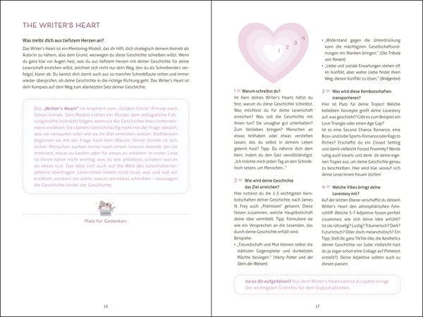 Produktbild: Writing Romance. Dein Schreib-Workshop f&uuml;r deine ultimative Lovestory