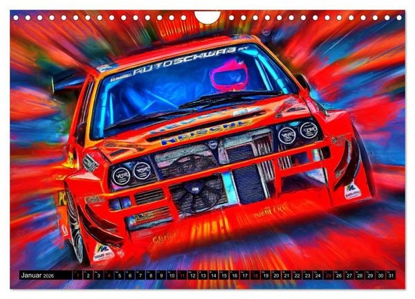 Produktbild: Automobil Voiture Car (Wandkalender 2026 DIN A4 quer), CALVENDO Monatskalender