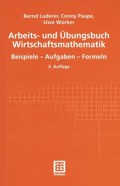 Produktbild: Arbeits- und &Uuml;bungsbuch Wirtschaftsmathematik