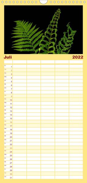 Produktbild: Familienplaner Ver&auml;ndertes (Wandkalender 2022 , 21 cm x 45 cm, hoch)
