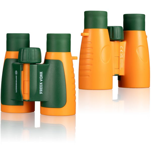 Produktbild: Bresser 11803 - FREEK VONK x BRESSER Kinder-Fernglas (gr&uuml;n/orange) 3x30, mit Tasche